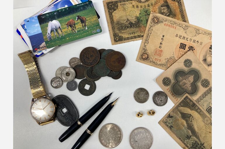 古銭金歯万年筆等　小川さん