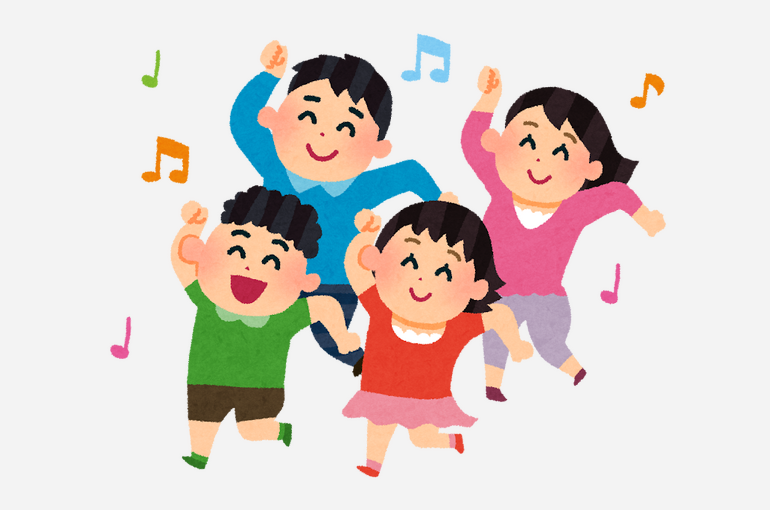 いらすとや みんなでダンス