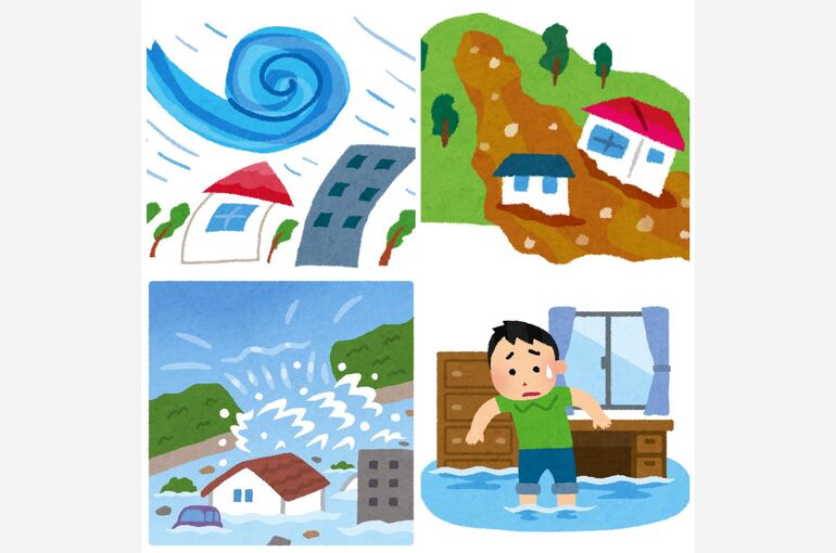 いらすとや 災害多数