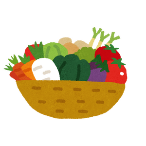 野菜かごのいらすと