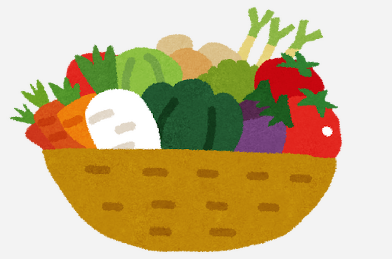 野菜かごのいらすと